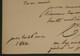 Philibert Curial Autographed Letter Signed To Charles Yves Coëtlosquet 1824