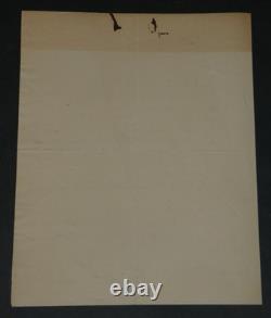 Philibert Curial Autographed Letter Signed to Charles Yves Coëtlosquet 1824