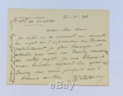 Philippe Pétain Autograph Letter Signed Envelope + 1930 Letter Signed