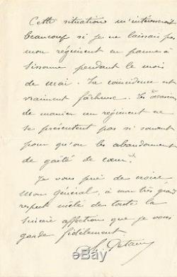 Philippe Pétain. Autograph Letter Signed To General Bonnal