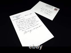 Philippe Soupault signed autograph letter 1966