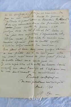 Picart Ledoux Autographed Letter Signed 1917