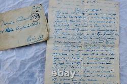 Picart Ledoux beautiful signed autograph letter June 3, 1918