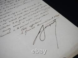 Pierre Bosquet handwritten signed letter Crimean War 1855