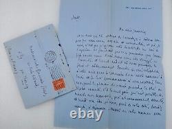 Pierre Brossolette signed autograph letter