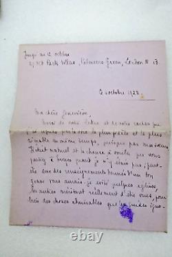 Pierre Brossolette signed autograph letter