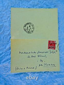 Pierre Brossolette signed autograph letter