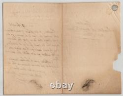 Pierre Didot - Autographed letter signed P the elder to Mr. General Dupont 1838