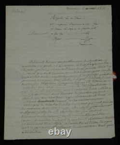 Pierre Didot - Autographed letter signed P the elder to Mr. General Dupont 1838