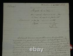 Pierre Didot - Autographed letter signed P the elder to Mr. General Dupont 1838