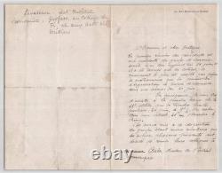 Pierre Émile Levasseur Autograph letter signed to Risler Social Economy 1887