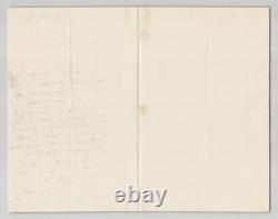 Pierre Émile Levasseur Signed Autograph Letter Questionnaire 1887