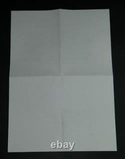 Pierre Lecuire autograph letter signed and signed reply from De Vilmorin, 1973