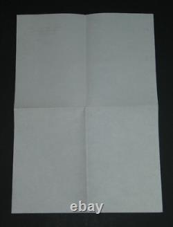 Pierre Lecuire autograph letter signed and signed reply from De Vilmorin, 1973