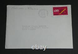 Pierre Lecuire autograph letter signed and signed reply from De Vilmorin, 1973