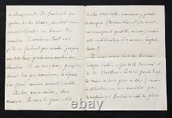 Pierre Loti Autographed Letter Signed Defense of Arsenal de Rochefort 1913