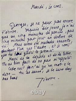 Pierre Louys Two Signed Autograph Letters