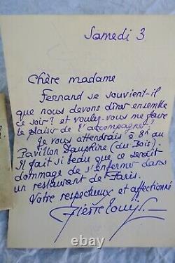 Pierre Louÿs autographed signed letter