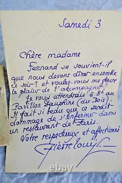 Pierre Louÿs handwritten signed letter