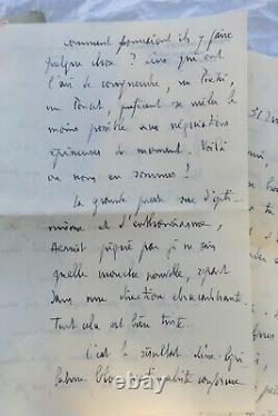 Pierre Mandès France beautiful autographed letter signed 31/07/1931