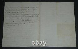 Pierre Napoleon Bonaparte Beautiful Autographed Letter Signed to Armand Marrast 1845