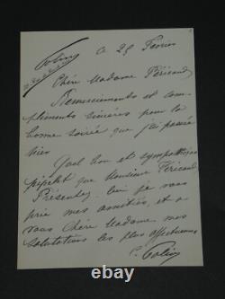 Pierre Paul Marsalès known as Polin Set of 16 signed autograph letters + photo