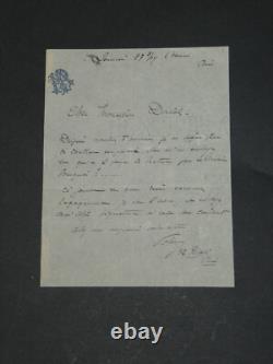 Pierre Paul Marsalès known as Polin Set of 16 signed autograph letters + photo