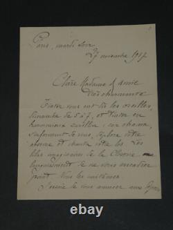 Pierre Paul Marsalès, known as Polin, set of 16 signed autograph letters + photo