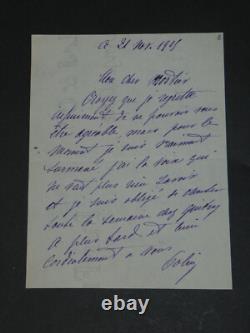 Pierre Paul Marsalès, known as Polin, set of 16 signed autograph letters + photo