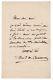 Pierre Puvis De Chavanne / Letter Autograph Signed To Jules-elie Delaunay