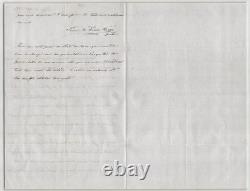 Pierre Simon de Dreux-Brézé, Prelate and Bishop, Autographed Letter Signed 1849