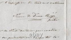 Pierre Simon de Dreux-Brézé, Prelate and Bishop, Autographed Letter Signed 1849