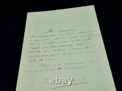Pierre de Bréville autograph signed letter Prussia Wagner opera