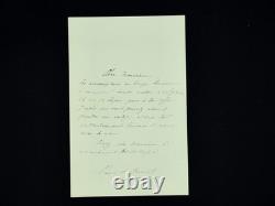Pierre de Bréville autograph signed letter Prussia Wagner opera