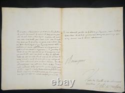 Pierre de La Vergne, Abbot of TRESSAN, Protestant Signed Autograph Letter