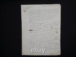 Pierre de Ruel, Marquis of Beurnonville Signed Autograph Letter 3 Pages