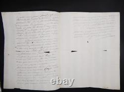 Pierre de Ruel, Marquis of Beurnonville Signed Autograph Letter 3 Pages
