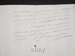 Pierre de Ruel, Marquis of Beurnonville Signed Autograph Letter 3 Pages