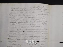 Pierre de Ruel, Marquis of Beurnonville Signed Autograph Letter 3 Pages