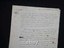 Pierre de Ruel, Marquis of Beurnonville Signed Autograph Letter 3 Pages
