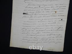 Pierre de Ruel, Marquis of Beurnonville Signed Autograph Letter 3 Pages