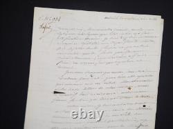 Pierre de Ruel, Marquis of Beurnonville Signed Autograph Letter 3 Pages
