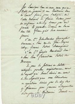 Pierre-gilles Chanlaire Geographer Revolution Atlas Autograph Signed Letter