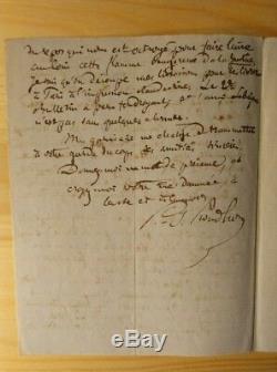 Pierre-joseph Proudhon Autograph Letter Signed Citizens Rolland