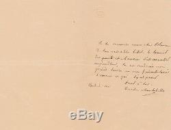 Policy Louis Napoleon Lannes Duke Of Montebello Autograph Letter Signed