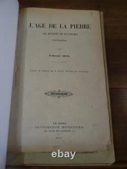 Prehistoric Lower Normandy (collection of 14 booklets) Sending Autograph Letter