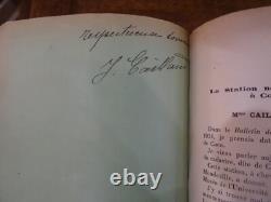 Prehistoric Lower Normandy (collection of 14 booklets) Sending Autograph Letter