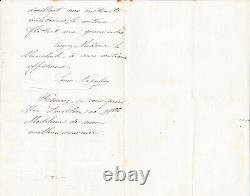 Prince Imperial, Autography Letter Signed At Maréchale (1871, Camden Place, Tb)