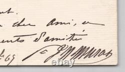 Prince Joachim Murat: 2 autograph letters signed, steeplechases, 1869