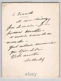 Princess Mathilde Bonaparte: 2 signed autograph letters, photograph